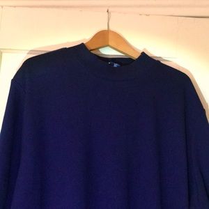 Fancy navy blue top